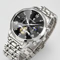 Premium Men's Chronograph Watch – Stainless Steel, Luminous, 3Bar Water‑Resistant
